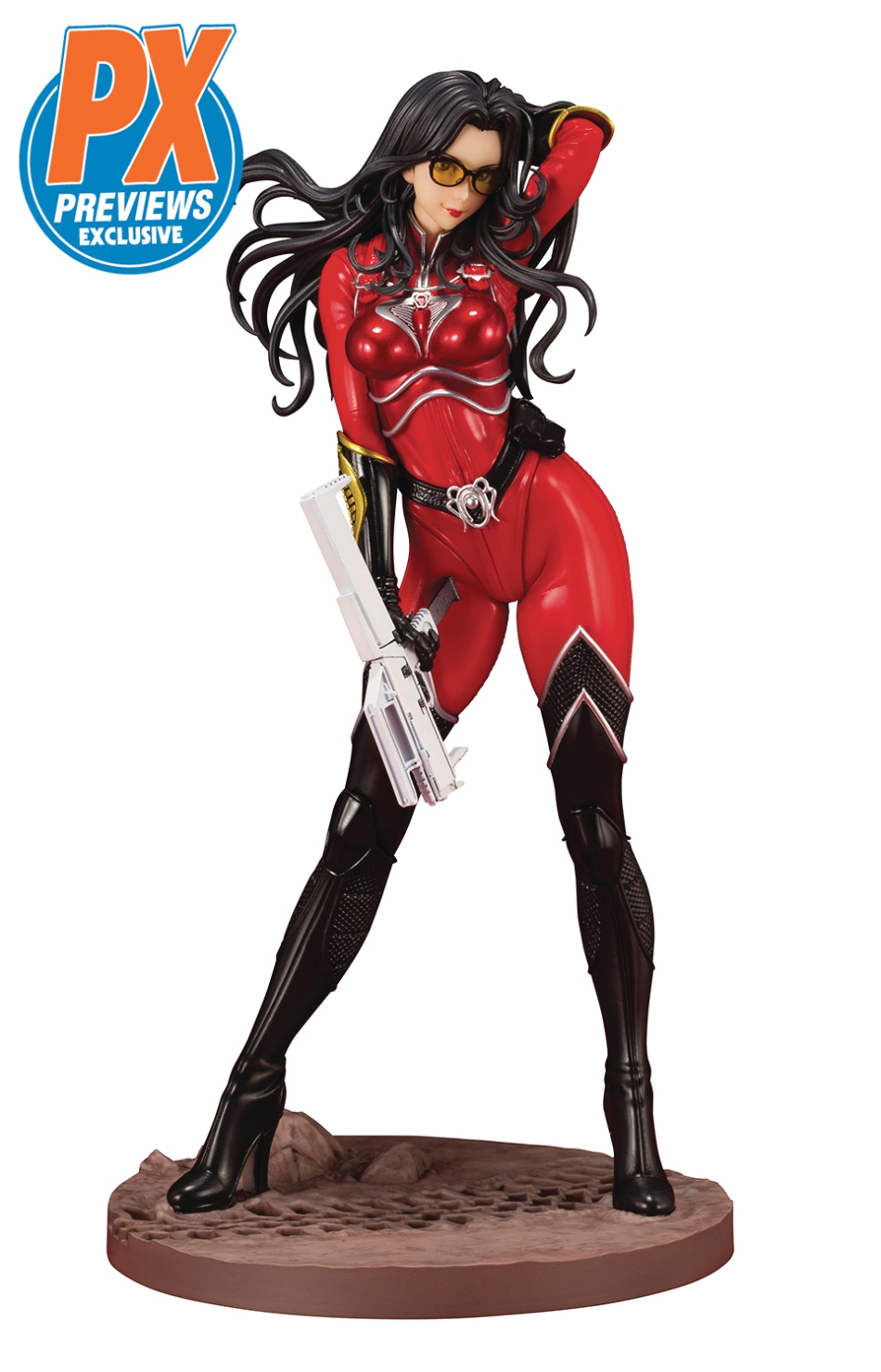 PX Previews Exclusive Kotobukiya Bishoujo GI Joe Cobra Crimson Strike Baroness Statue - Surveillance Port 01